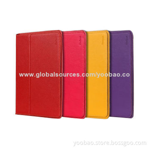 Executive Leather Cases for New iPad/iPad 3, Comes with Sleep/Wake-up and Stand-up Function